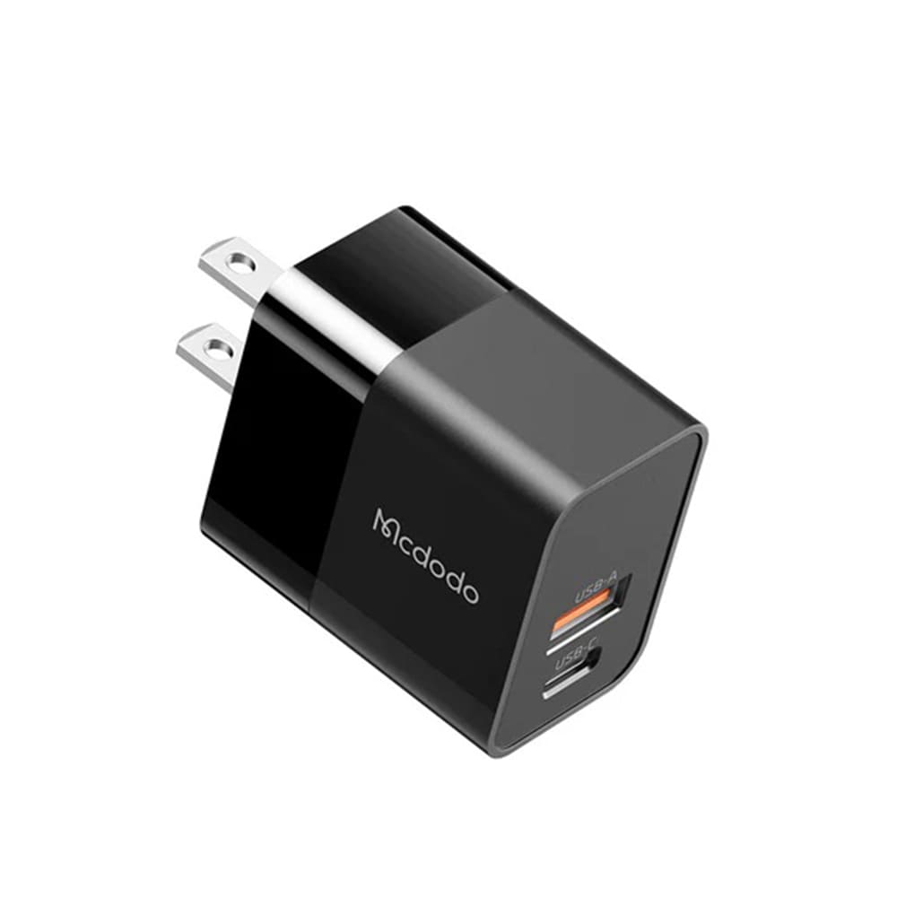 Củ Sạc Mcdodo PD 20W 2 Cổng USB & Type-C | Sạc Nhanh Cùng Lúc 2 Thiết Bị Gọn Nhẹ