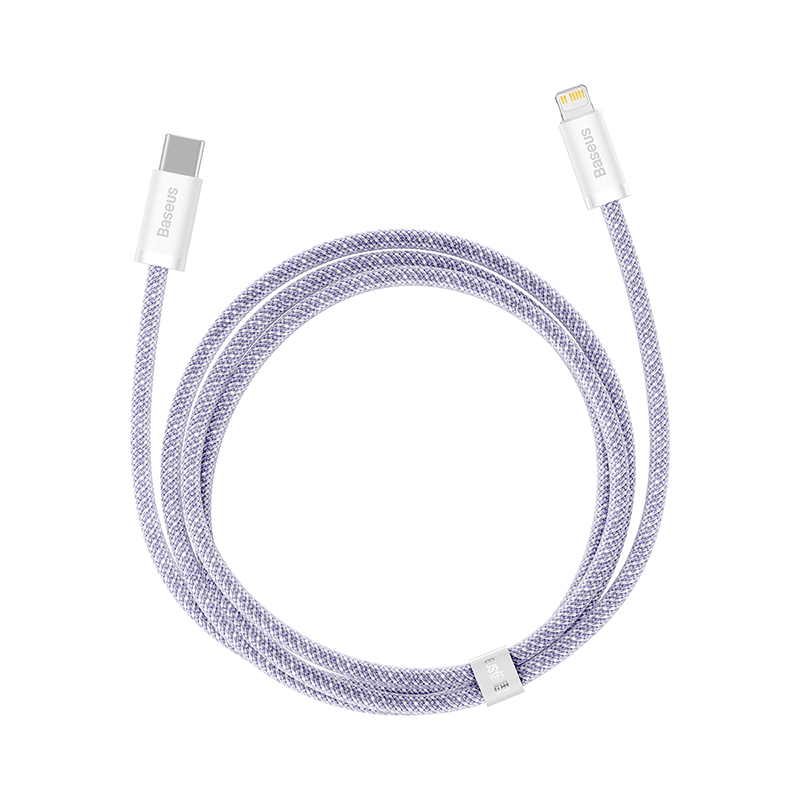 Cáp Sạc Nhanh Baseus Dynamic 2 PD 20W Type-C to Ln | Bện Dù Siêu Bền, Chống Gãy 1m/2m