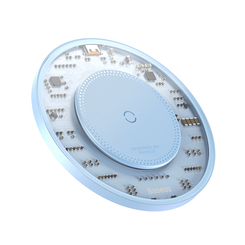 Đế Sạc Không Dây Baseus Simple 2 15W | Công Nghệ Aerogel Chống Nóng An Toàn