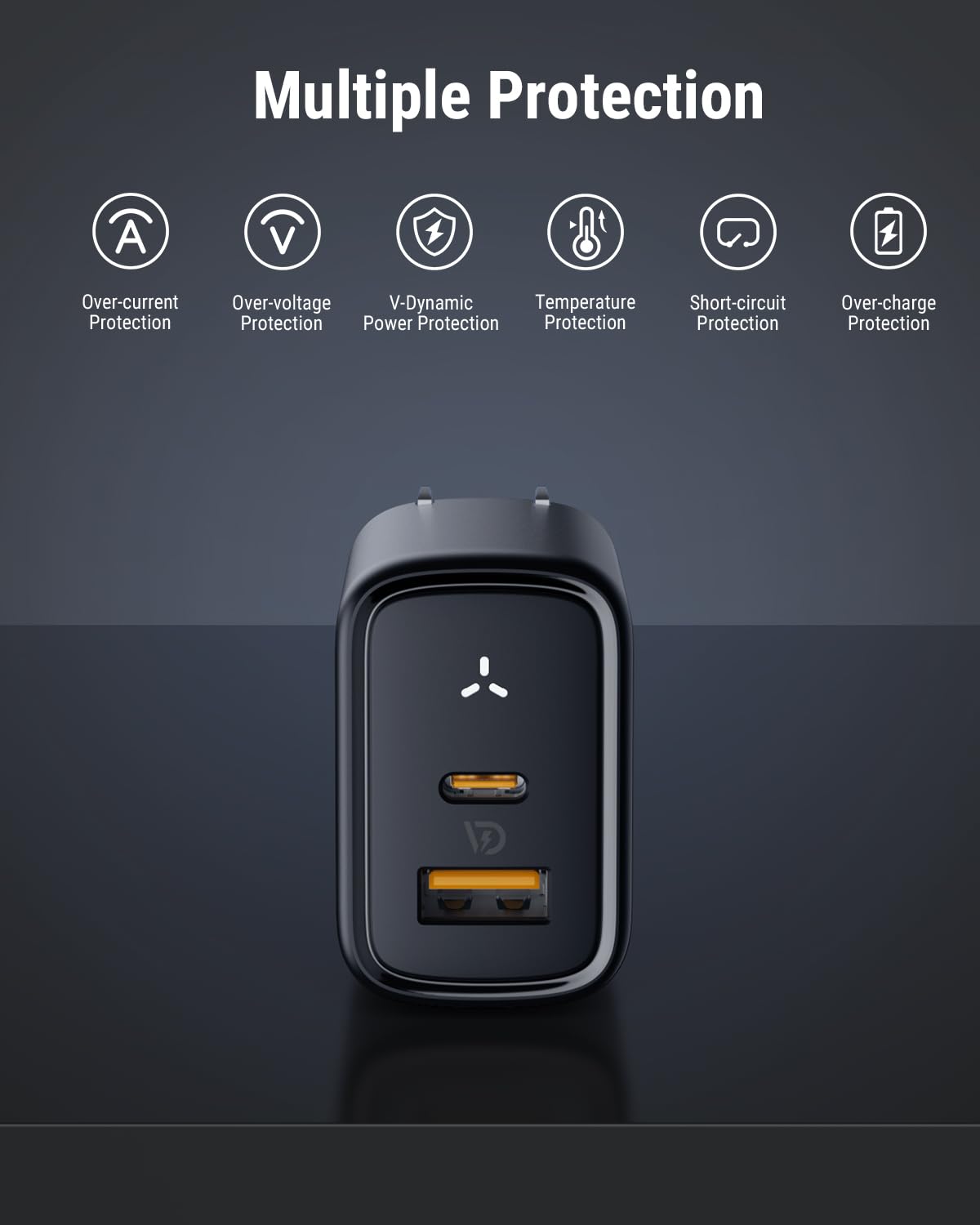 Củ Sạc Nhanh Voltme Revo 35W Công Nghệ GaN III | Thiết Kế Chân Gập Gọn, Tùy Chọn 2 Cổng Sạc