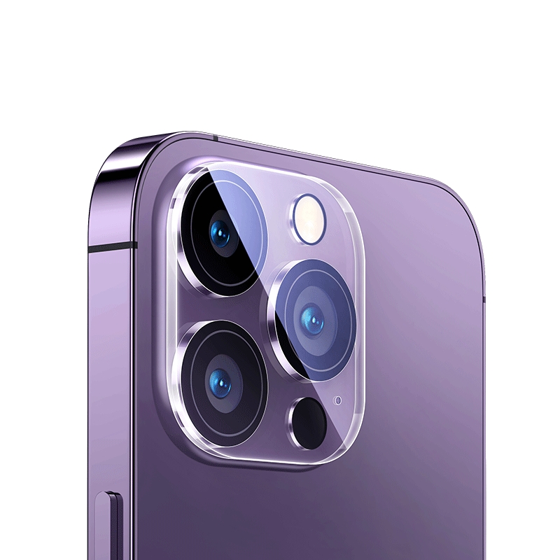 Kính Cường Lực Camera Baseus Crystal Cho iP15 | Thiết Kế Nguyên Khối, Chống Va Đập & Trầy Xước
