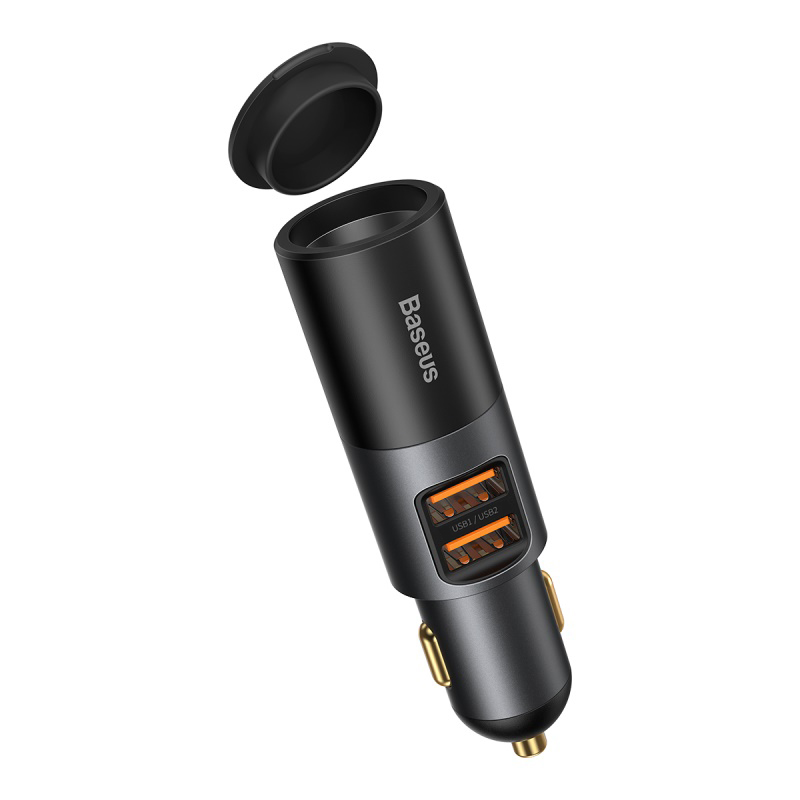 Tẩu Sạc Nhanh Baseus Share Together 120W | Mở Rộng Thêm Cổng Tẩu, Sạc Nhiều Thiết Bị