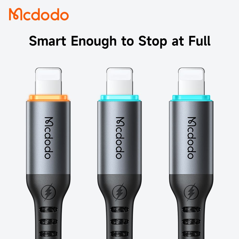 Cáp Sạc Mcdodo Cab Smart 36W Type-C to Ln | Tự Ngắt Thông Minh, Sạc Nhanh PD
