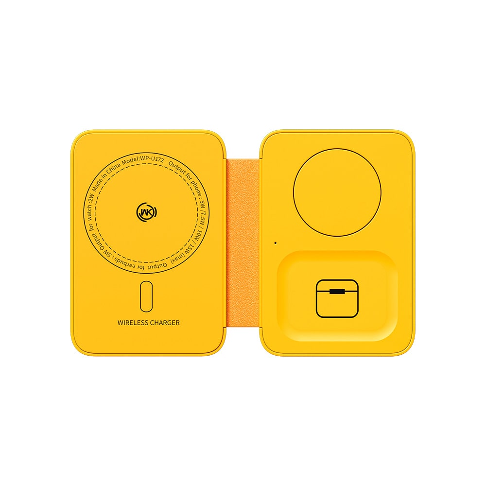 Đế Sạc Không Dây Đa Năng WEKOME WP-U172 3-in-1 Portable Folding Wireless Charger