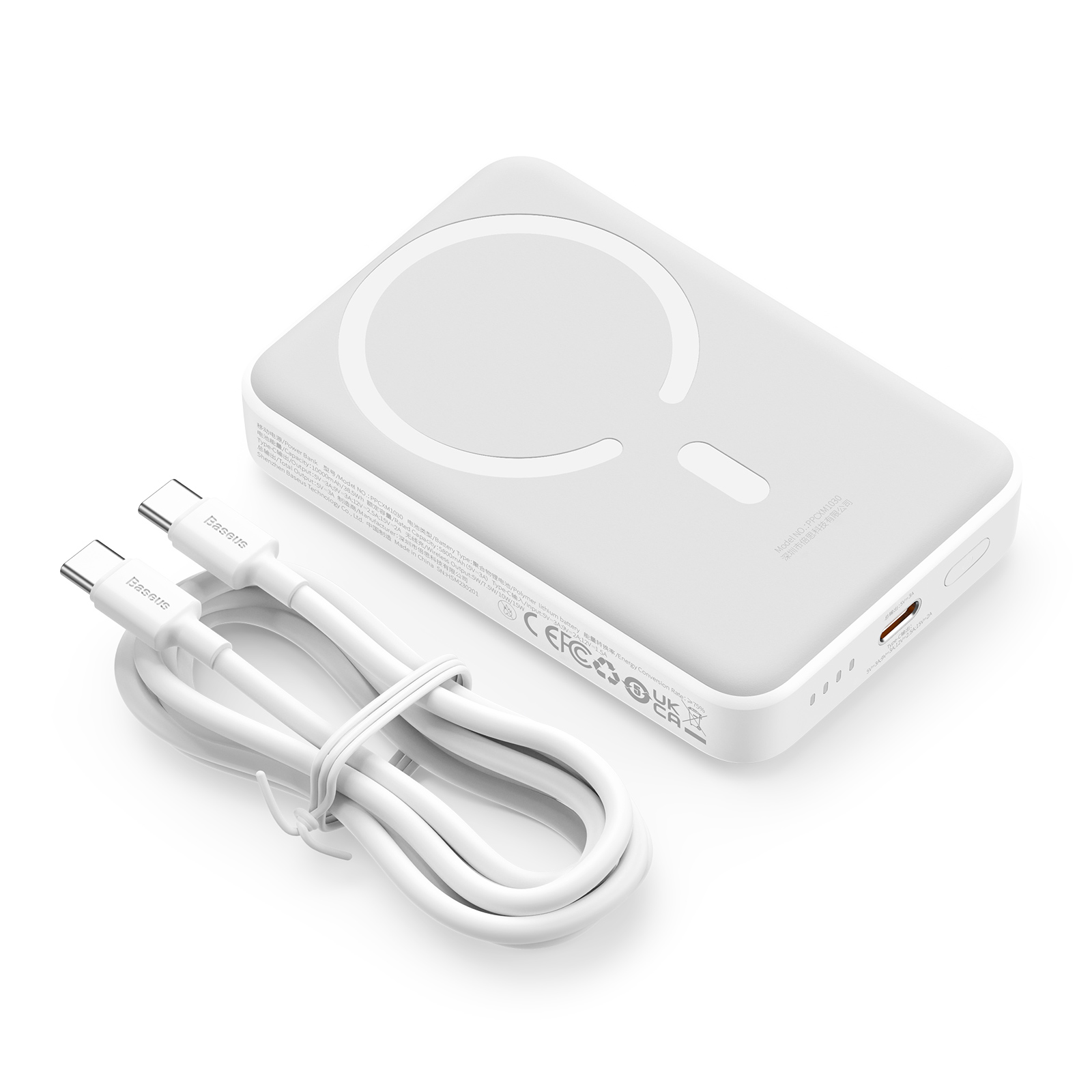 Pin Sạc Dự Phòng Baseus Magnetic 10000mAh | Sạc Nhanh Không Dây & Có Dây 30W