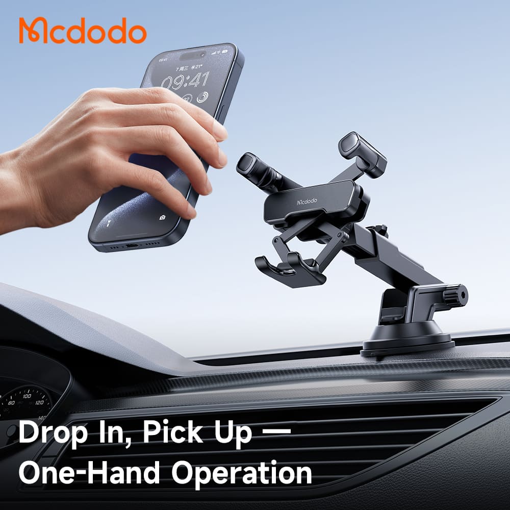 Giá Đỡ Điện Thoại Ô Tô Mcdodo Gravito | Kẹp Tự Động Trọng Lực, Cánh Tay Linh Hoạt