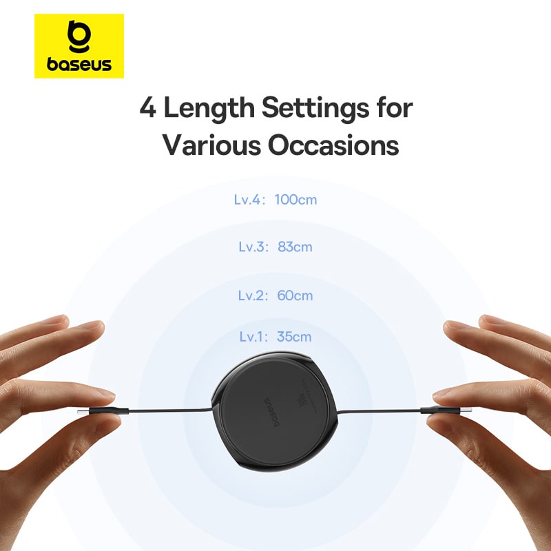 Cáp Sạc Nhanh Baseus Pathfinder Series Free2Draw Fast Charging Data Cable Type-C to Type-C