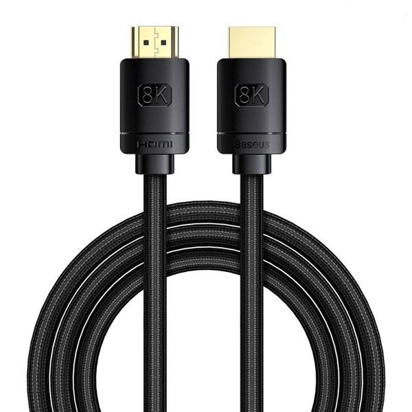 Cáp HDMI 2.1 Baseus High Definition 8K Chuyên Dụng Cho Gaming | Hỗ Trợ 8K@60Hz, Dây Dù