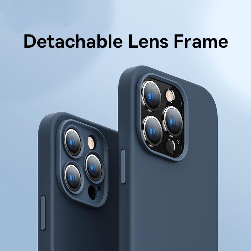 Combo Ốp Lưng Baseus Silicon Lỏng Cho iP14 | Mềm Mịn Chống Bẩn & Kèm Dán Cường Lực