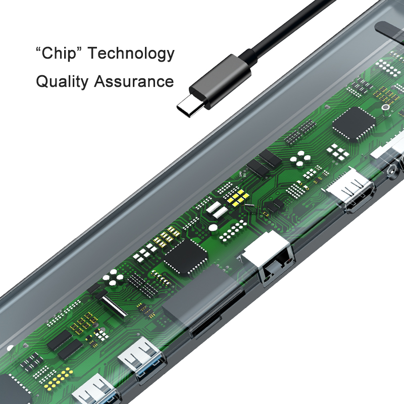 Hub Chuyển Đổi Baseus Enjoyment 10 in 1 | Mở Rộng 10 Cổng & Kê Tản Nhiệt Laptop, HDMI 4K VGA