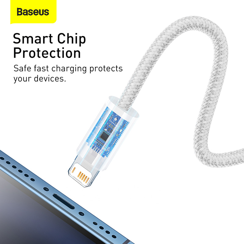 Cáp sạc nhanh, siêu bền USB to iP Baseus Dynamic Series Lightning dùng cho iPhone/ iPad (2.4A FAST CHARGING DATA CABLE )