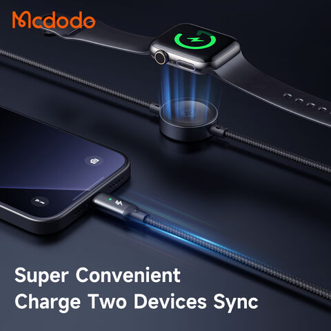 Cáp Sạc Nhanh Mcdodo 2 trong 1 | Sạc Cùng Lúc Điện Thoại & AppleWatch