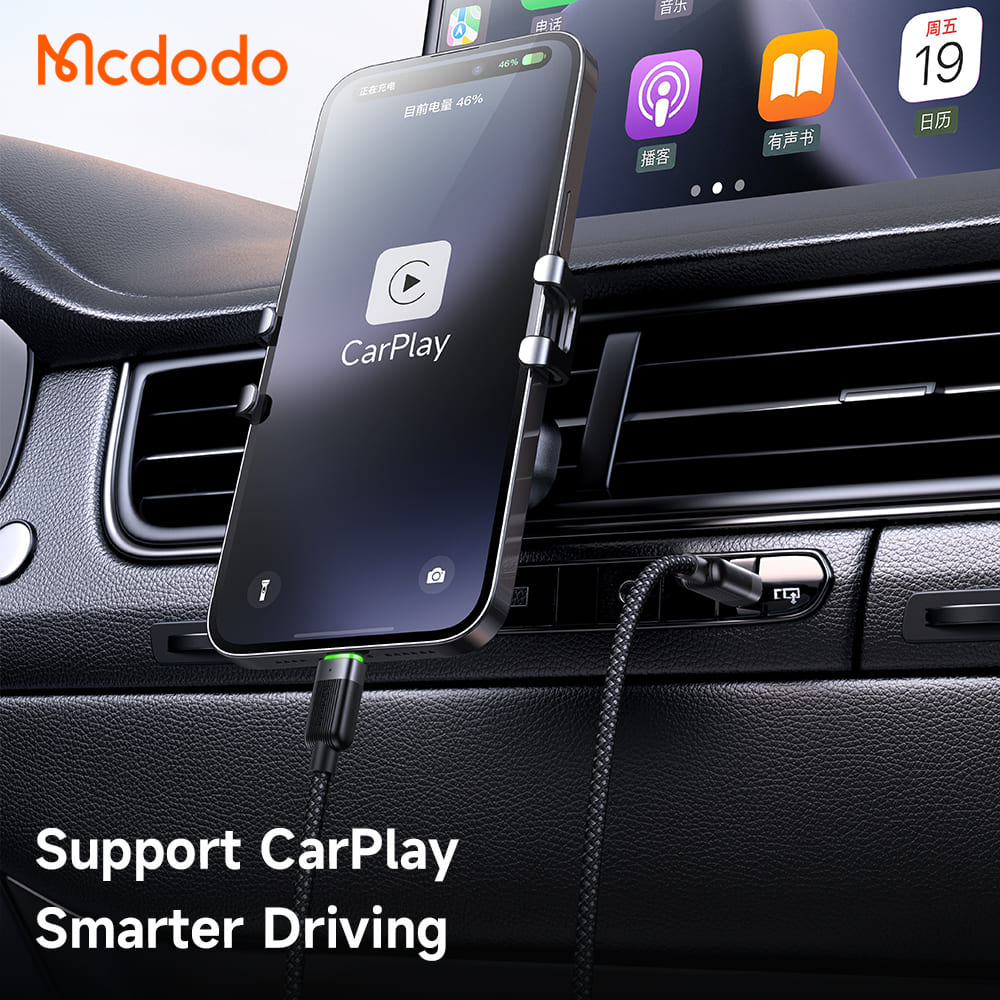 Cáp Sạc Nhanh Mcdodo 60W PD Type-C to Type-C | Từ Tính Tự Cuốn Gọn Chống Rối