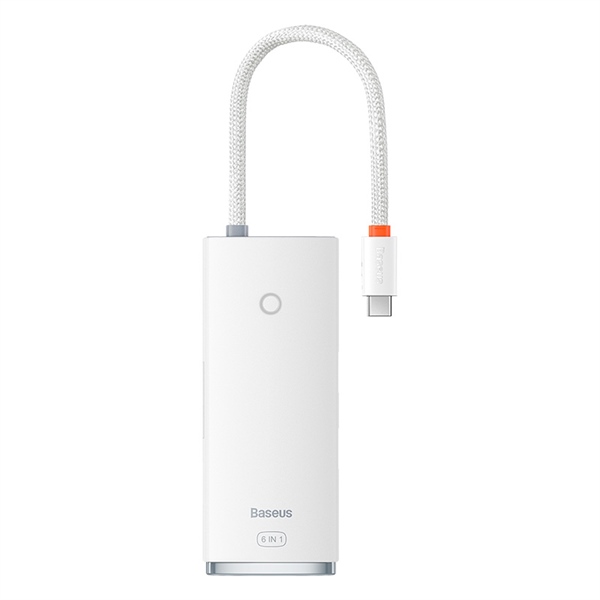 Hub Chuyển Đổi Baseus Lite 6 In 1 |  Type-C to HDMI 4K USB3.0 & Khe Thẻ Nhớ SD/TF [Phiên bản Data]
