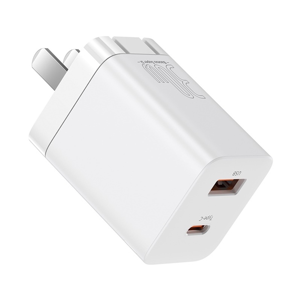 Củ Sạc Baseus Super Si Pro 30W | 2 Cổng Type-C & USB, Công Nghệ Super Si