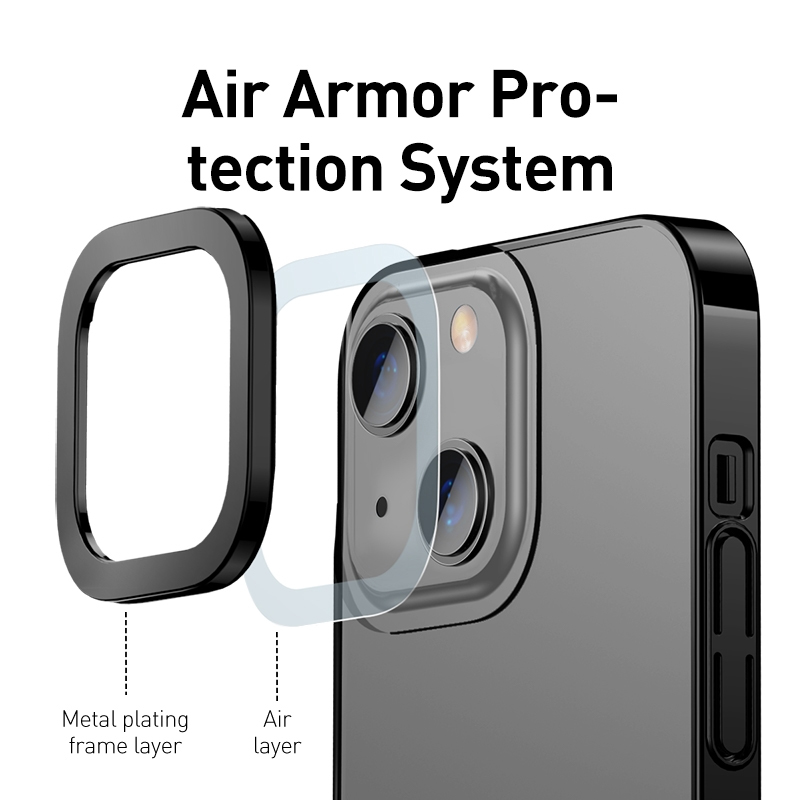 Ốp lưng nhựa cứng trong suốt Baseus Glitter Case dùng cho iPhone 13/13Pro/13Promax 2021