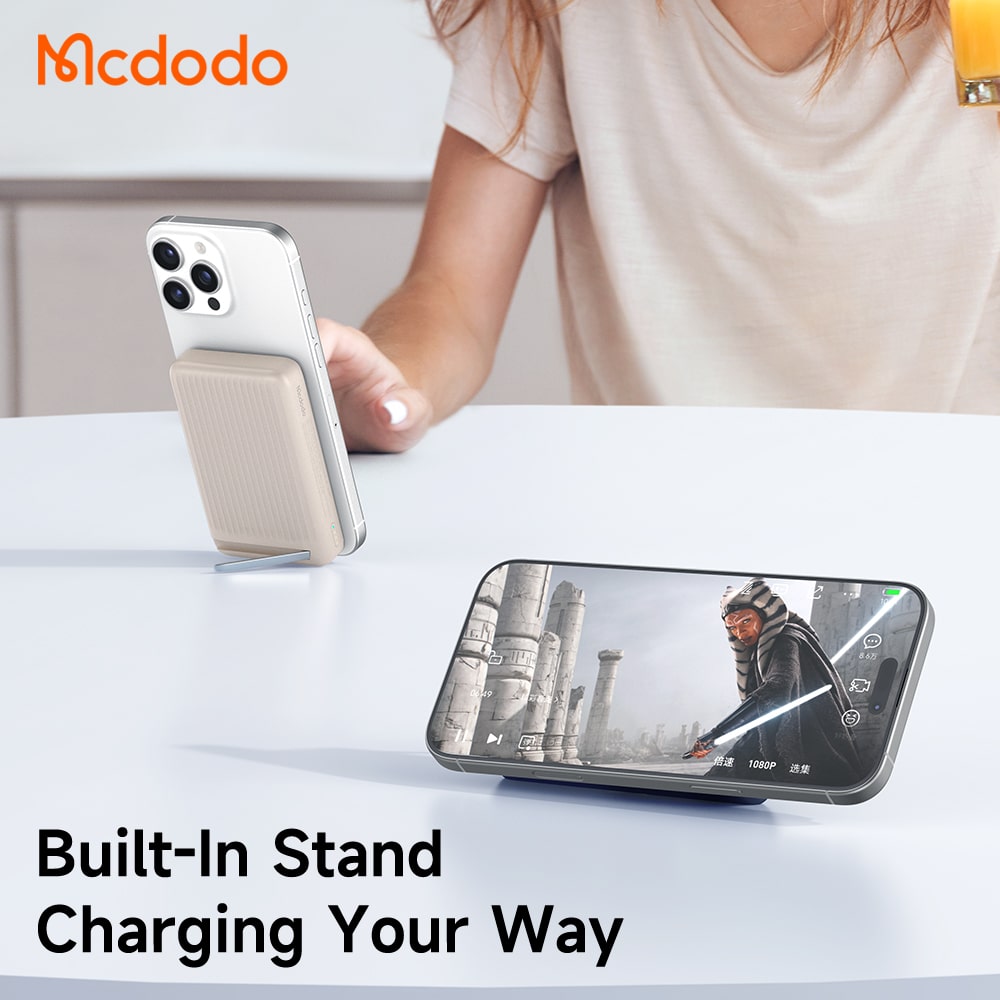 Pin Sạc Dự Phòng Mcdodo MagQ 10000mAh | Sạc Không Dây Qi2 & Sạc Có Dây 30W