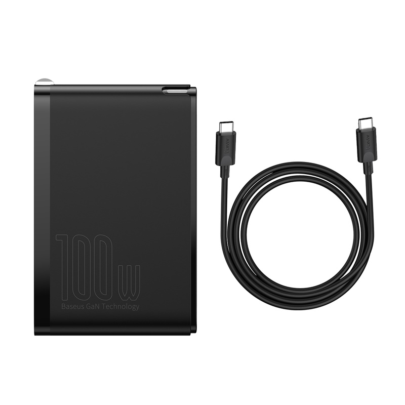 Cốc Sạc Baseus GaN2 Pro 100W | Hỗ Trợ Sạc Nhanh Laptop Máy Tính Bảng QC PD, 2Type-C + 2USB