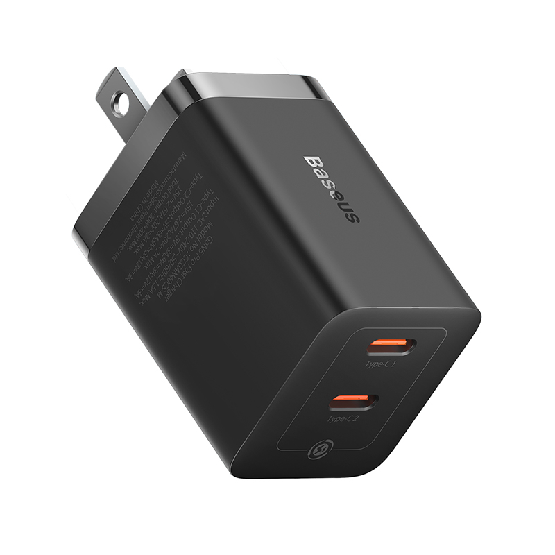 Củ Sạc Nhanh Baseus GaN5 Pro 40W | 2 Cổng Type-C, Sạc Cùng Lúc 2 Thiết Bị