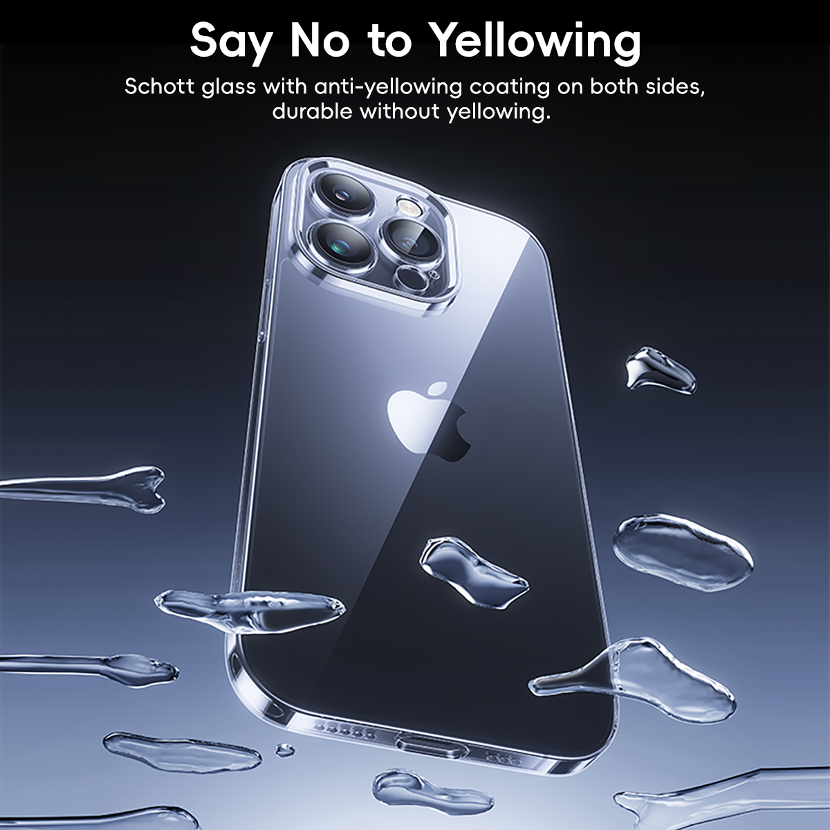 Combo Ốp Lưng & Cường Lực Baseus Schott Cho iP15 | Siêu Trong, Chống Ố Vàng