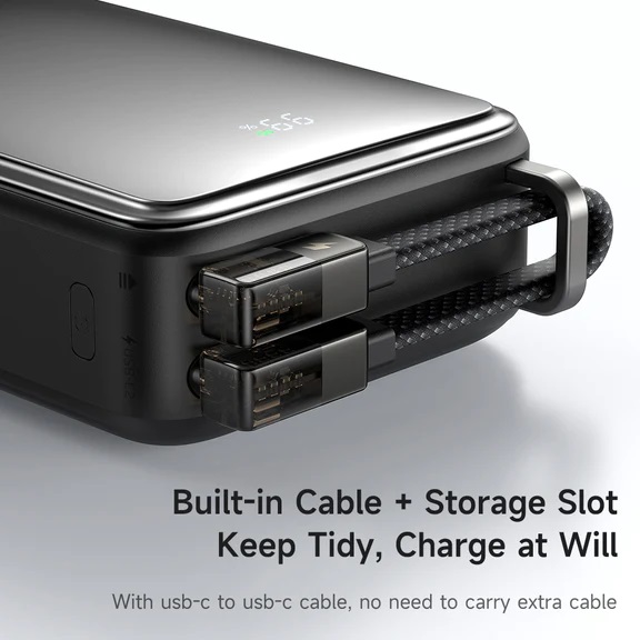 Sạc Dự Phòng Mcdodo 67W 20000mAh 2Type-C + USB | Sạc Nhanh Laptop, Kèm Sẵn Dây Type-C