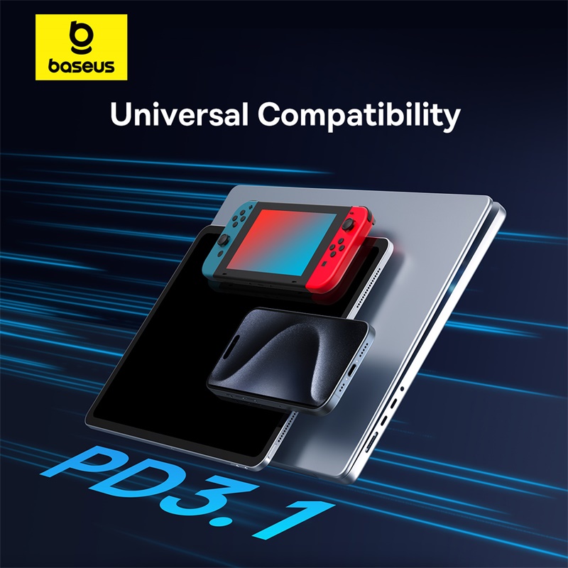 Cáp Sạc Baseus Flash 2 USB4 240W Type-C to Type-C | 40Gbps, Xuất Hình 8K, Sạc Nhanh Laptop