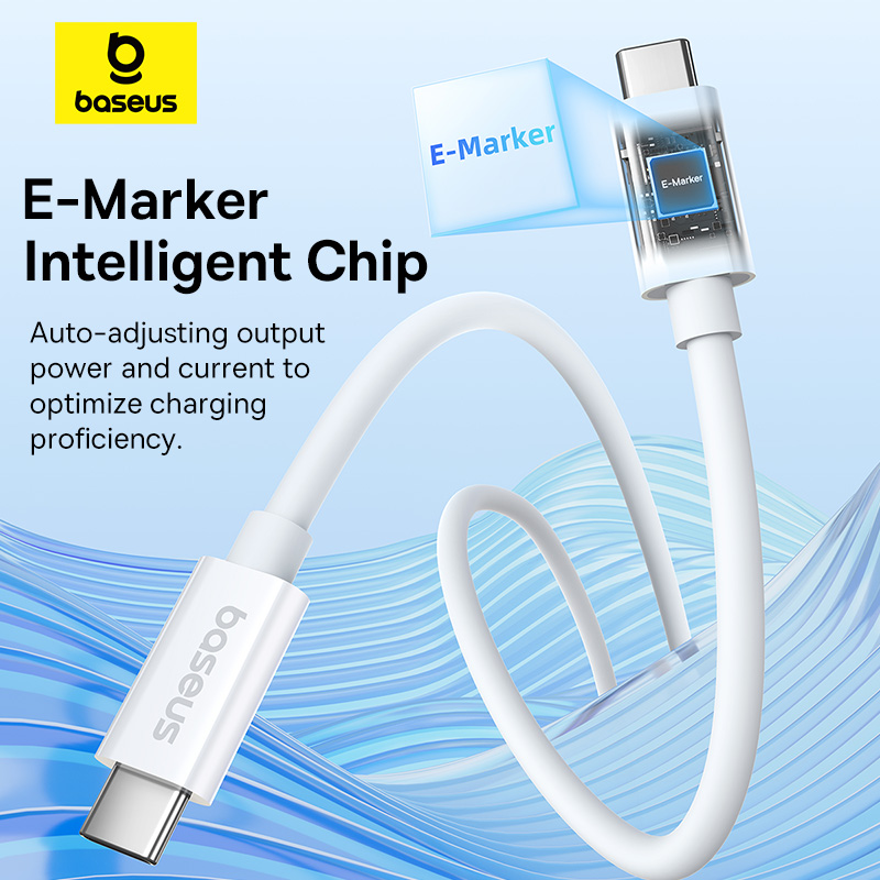 Cáp Baseus USB4 Superior Series 2 Type-C to Type-C 240W | 40Gbps, Xuất Hình 8K, Sạc Nhanh Laptop