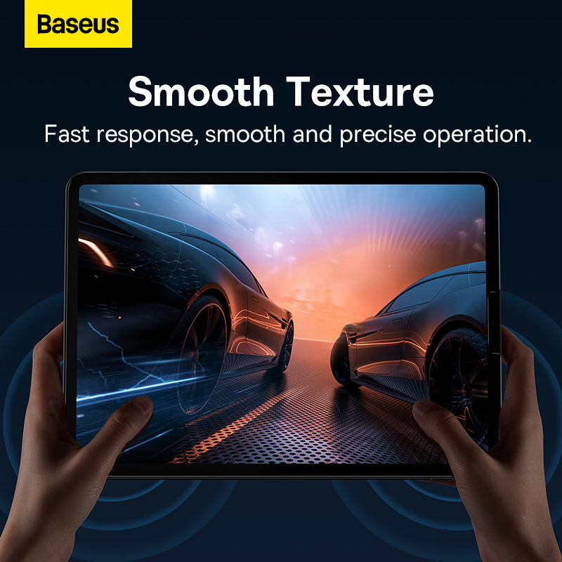 Kính Cường Lực Baseus Full Kính Cho Pad | Bộ 2 Kính Siêu Trong HD, Kèm Khung Dán Tiện Lợi