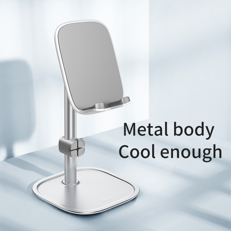 Giá Đỡ Điện Thoại Baseus Literary Youth Tích Hợp Sạc | Sạc Không Dây 15W & Thân Nhôm Cao Cấp