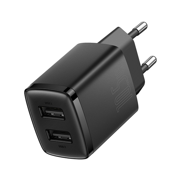 Củ Sạc Baseus 2 Cổng USB 10.5W | Sạc An Toàn Cho Điện Thoại & Phụ Kiện