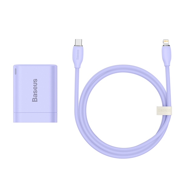 Bộ Sạc Nhanh Kèm Cáp C To Lightning Silica Gel Baseus Super Si Pro Quick Charger Type C 20W