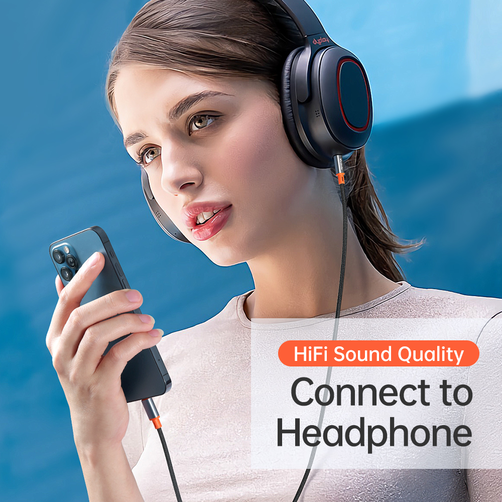 Cáp Chuyển Mcdodo Castle Ln / Type-C to 3.5mm | Dùng Cho Ô Tô, Loa, Dây Dù Chống Nhiễu HiFi