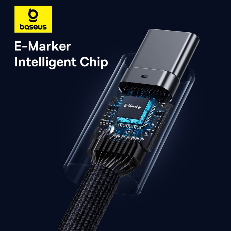 Cáp Sạc Baseus Flash 2 USB4 240W Type-C to Type-C | 40Gbps, Xuất Hình 8K, Sạc Nhanh Laptop
