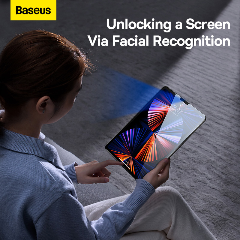 Kính Cường Lực Baseus Full Kính Cho Pad | Bộ 2 Kính Siêu Trong HD, Kèm Khung Dán Tiện Lợi