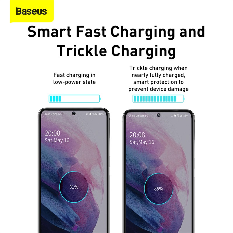 Bộ Sạc Nhanh Baseus Super Si 25W | Kèm Cáp Type-C to Type-C, Sạc Siêu Nhanh PPS