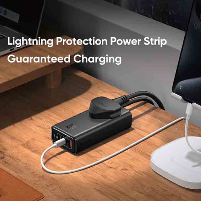 Bộ Sạc Nhanh Mcdodo 4 in 1 70W GaN Lightning Protection Power Strip (Chân UK)