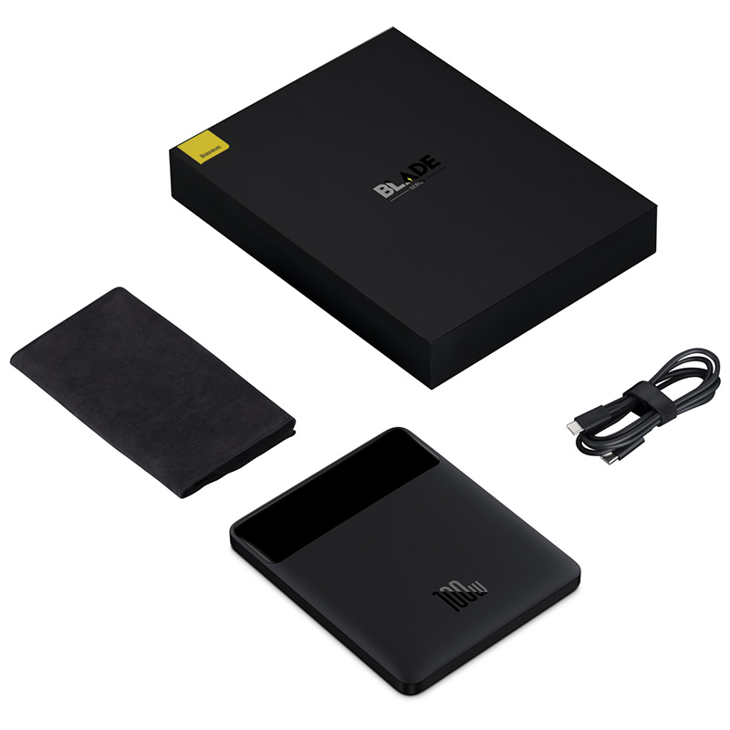 Sạc Dự Phòng Baseus Blade 100W 20000mAh | Sạc Nhanh Cho Laptop, Siêu Mỏng