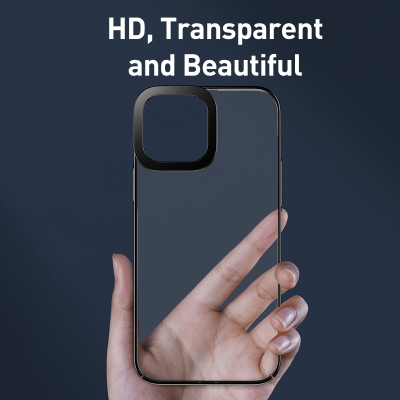 Ốp Lưng Baseus Glitter Cho iP13 | Viền Mạ Điện Kim Loại, Bảo Vệ Camera Chống Sốc