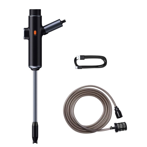 Máy phun tăng áp rửa xe ô tô sử dụng pin sạc Baseus Dual Power Portable Electric Car Wash Spray Nozzle (0.7MPa, 28.8W, IPX4, 30 phút sử dụng liên tục)