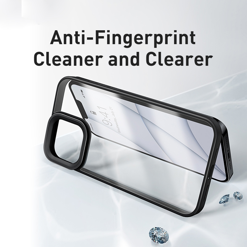 Ốp Lưng Baseus Crystal Cho iP13 | Chống Sốc Trong Suốt & Bảo Vệ Camera Air Armor Pro