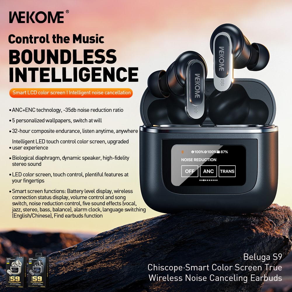 Tai Nghe Bluetooth Wekome Boundless Intelligence TWS Earphone Beluga S9