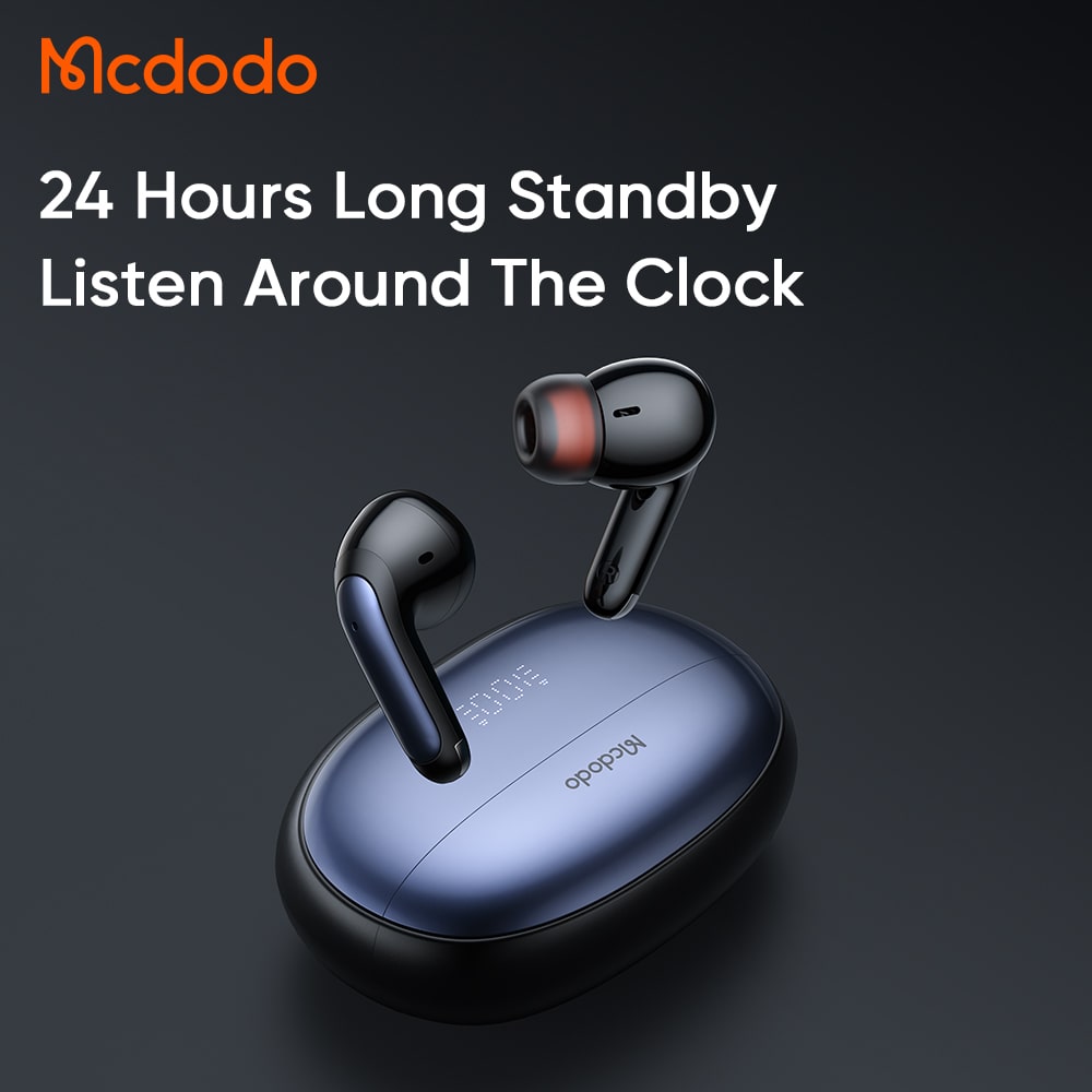 Tai Nghe Chống Ồn Mcdodo N2 | Chống Ồn Kép ANC & ENC, Màn Hình LED