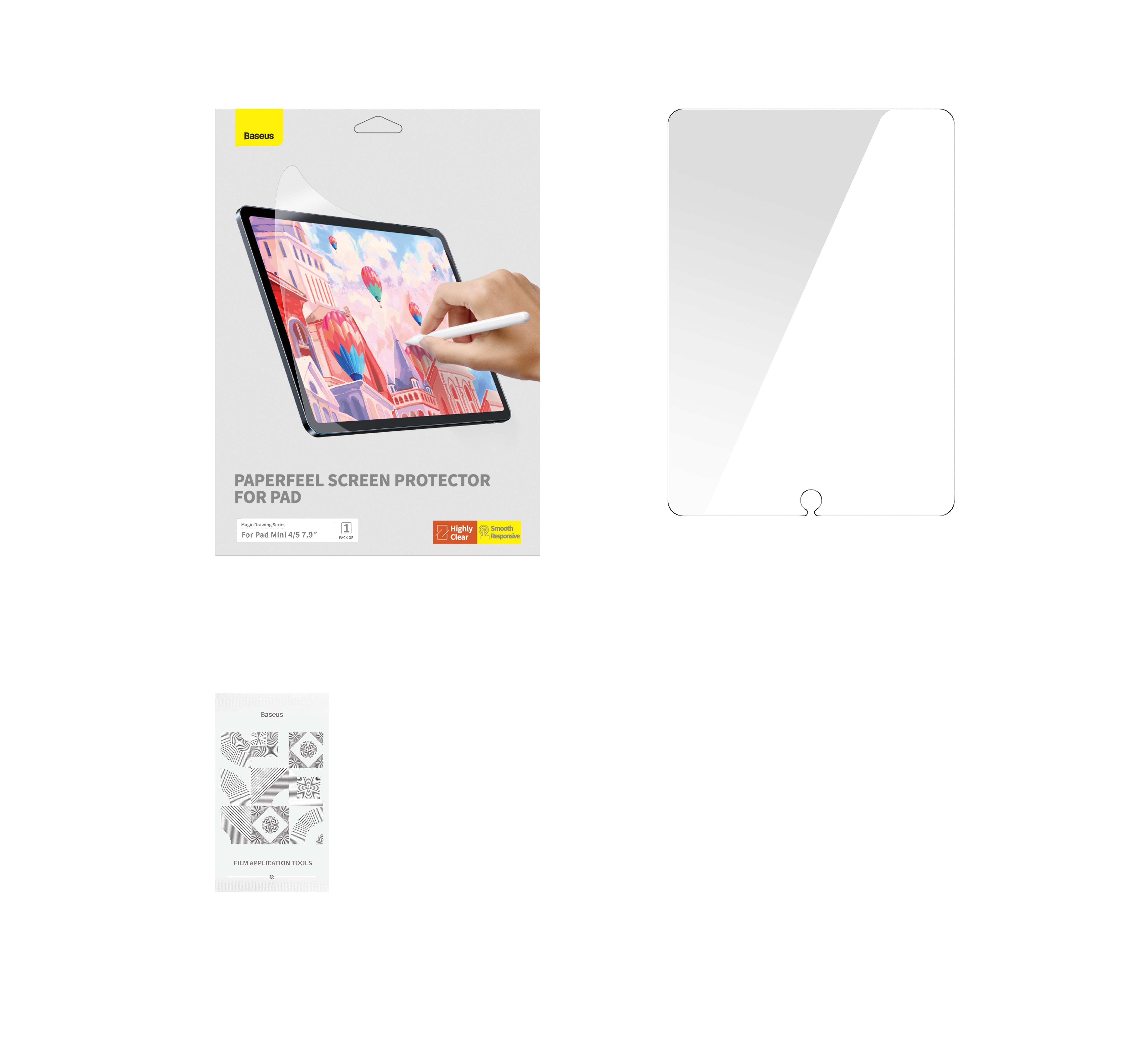 Miếng Dán Paperfeel Baseus Magic Drawing cho Máy Tính Bảng | Cảm Giác Viết Như Giấy