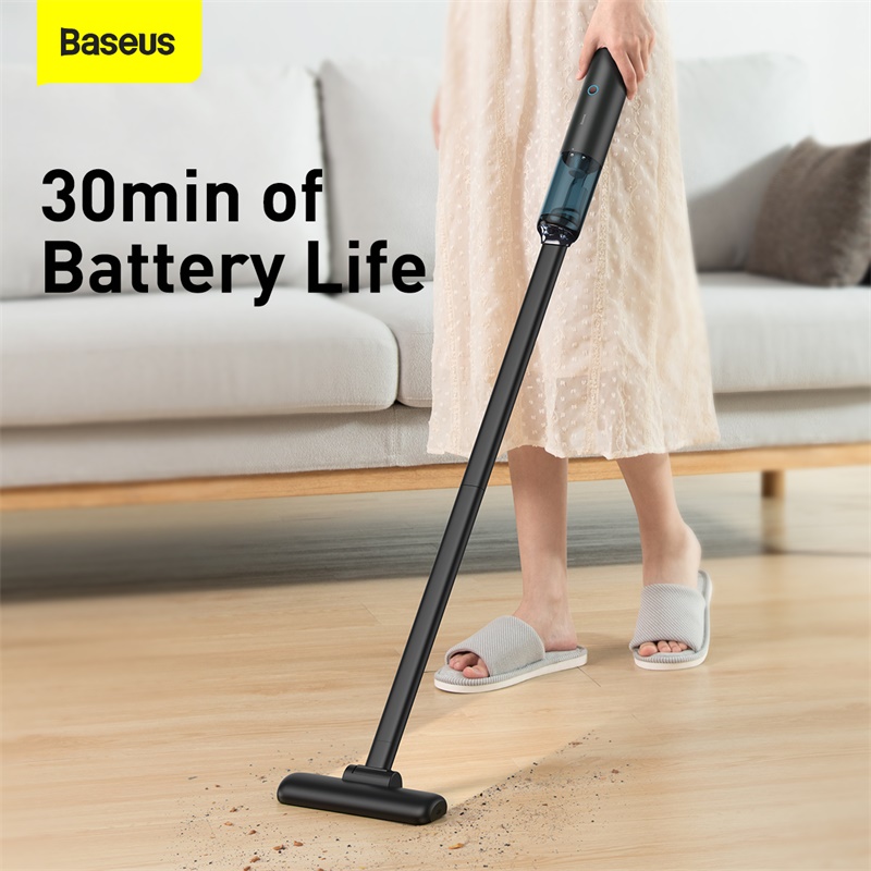 Máy Hút Bụi Cầm Tay Không Dây Baseus H5 | Lực Hút 16000Pa, Pin Trâu, Kèm Đế Sạc, Lọc Bụi, Gọn Nhẹ