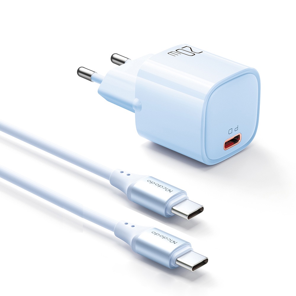 Bộ Sạc Nhanh Mcdodo Nano 20W PD | Kèm Cáp Sạc Nhanh, Củ Sạc Siêu Nhỏ