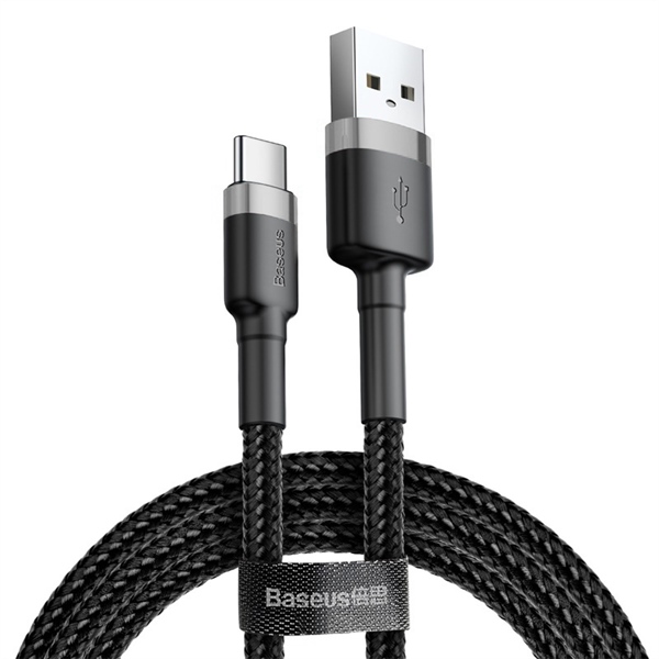 Cáp Sạc Nhanh Baseus Cafule 3A USB to Type-C | Dây Dù Chống Đứt, Bền Bỉ, Dài 1m/2m