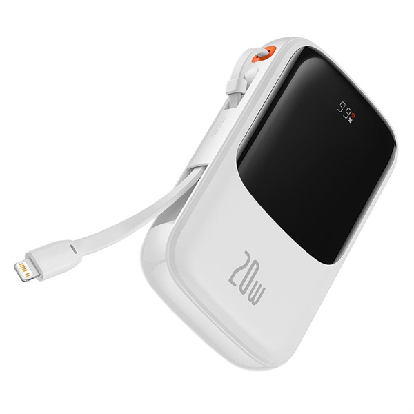 Sạc Dự Phòng Baseus Qpow Pro Kèm Dây | 10000mAh, Siêu Gọn Nhẹ, Màn Hình LED