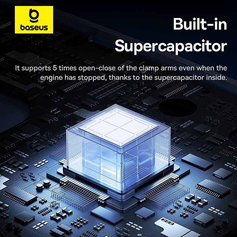 Giá Đỡ Kẹp Điện Baseus Cho Ô Tô | Sạc 15W, Kẹp Điện Tự Động, Dùng Cho Tablet