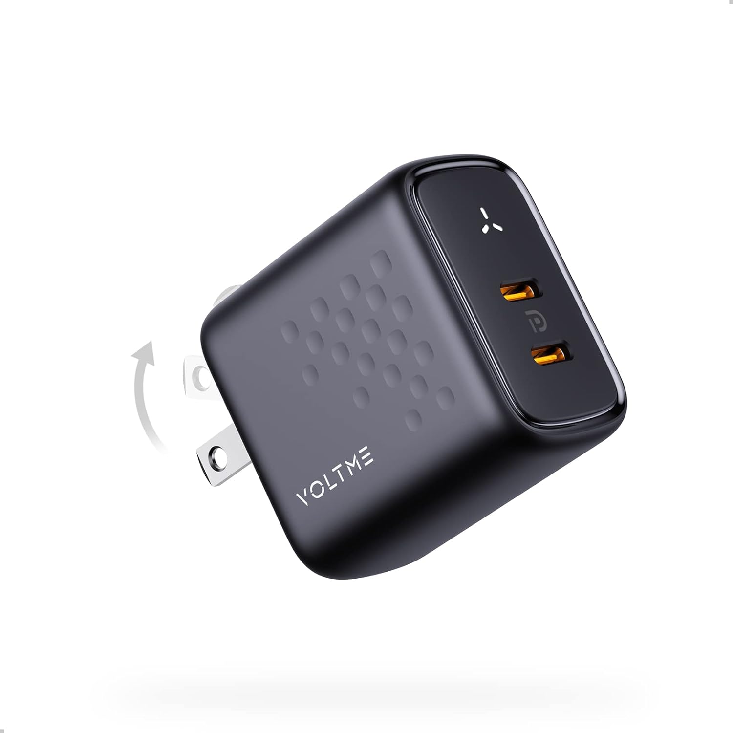 Củ Sạc Nhanh Voltme Revo 35W Công Nghệ GaN III | Thiết Kế Chân Gập Gọn, Tùy Chọn 2 Cổng Sạc