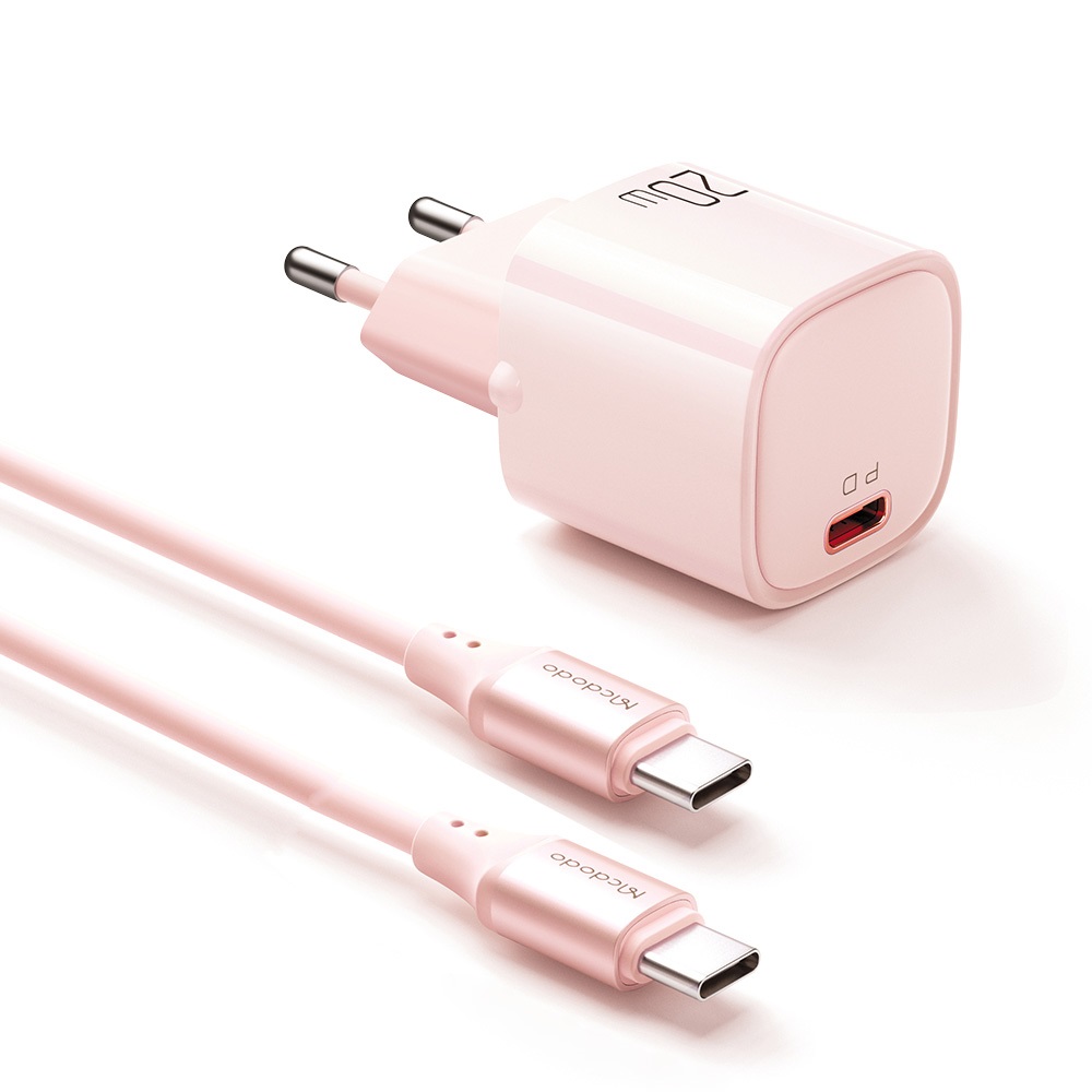 Bộ Sạc Nhanh Mcdodo Nano 20W PD | Kèm Cáp Sạc Nhanh, Củ Sạc Siêu Nhỏ